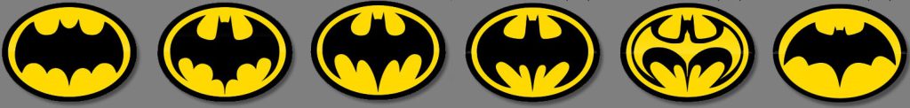 Various Batman logos